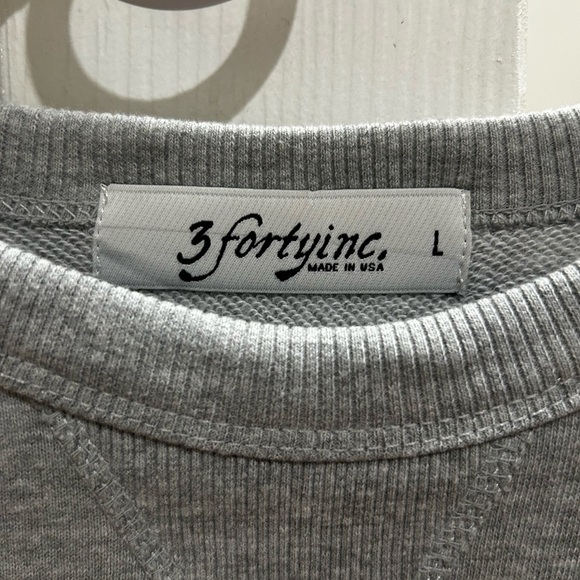 Gray SAUCE Graphic Men's Sweater - Picture 4 of 4